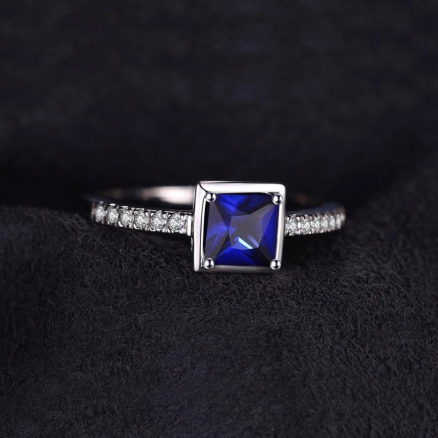 Lab Created Sapphire Ring