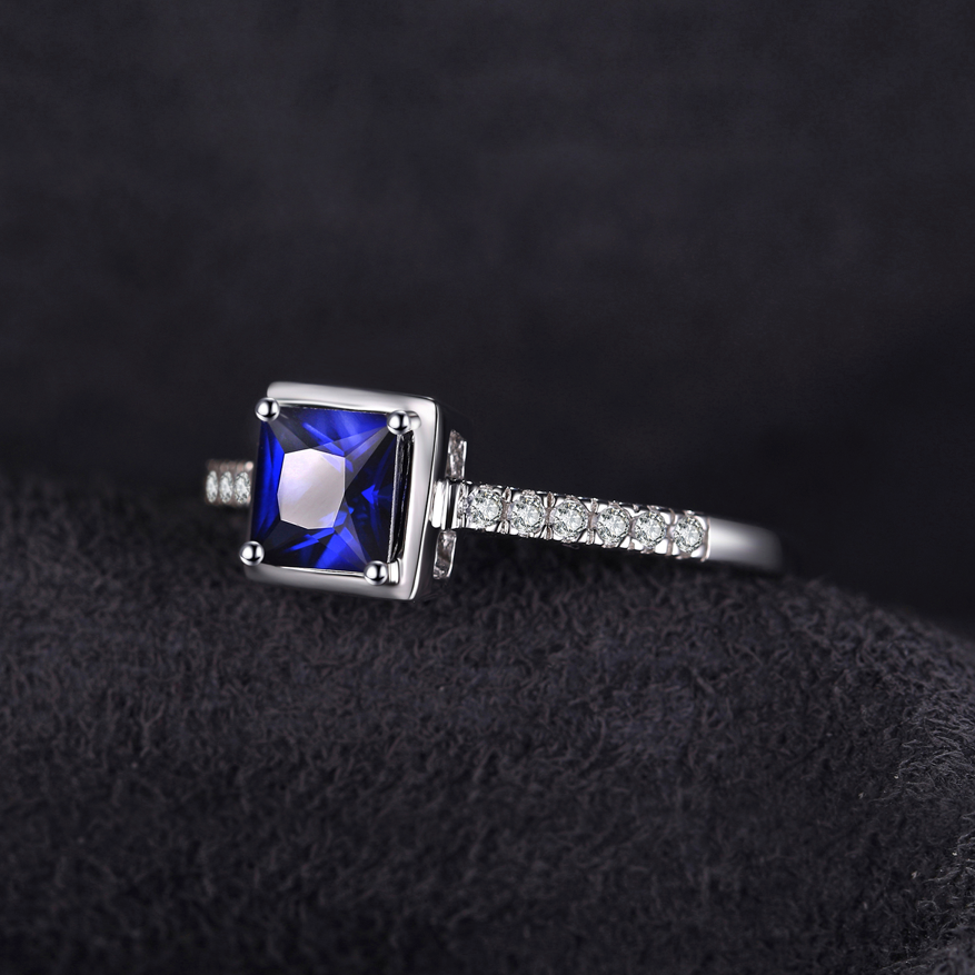 Lab Created Sapphire Ring