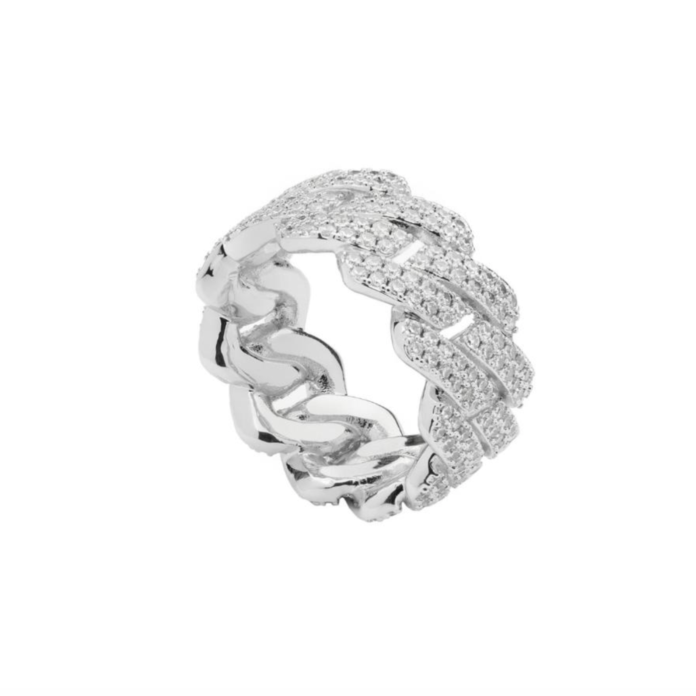 Prong Cuban Ring