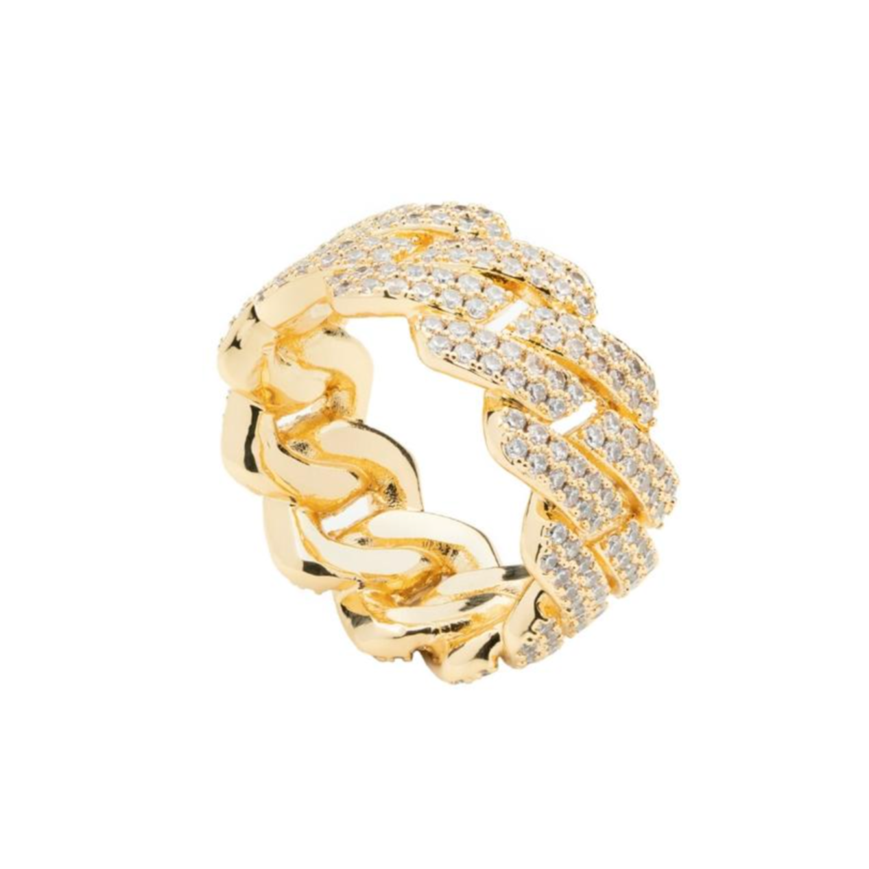 Prong Cuban Ring