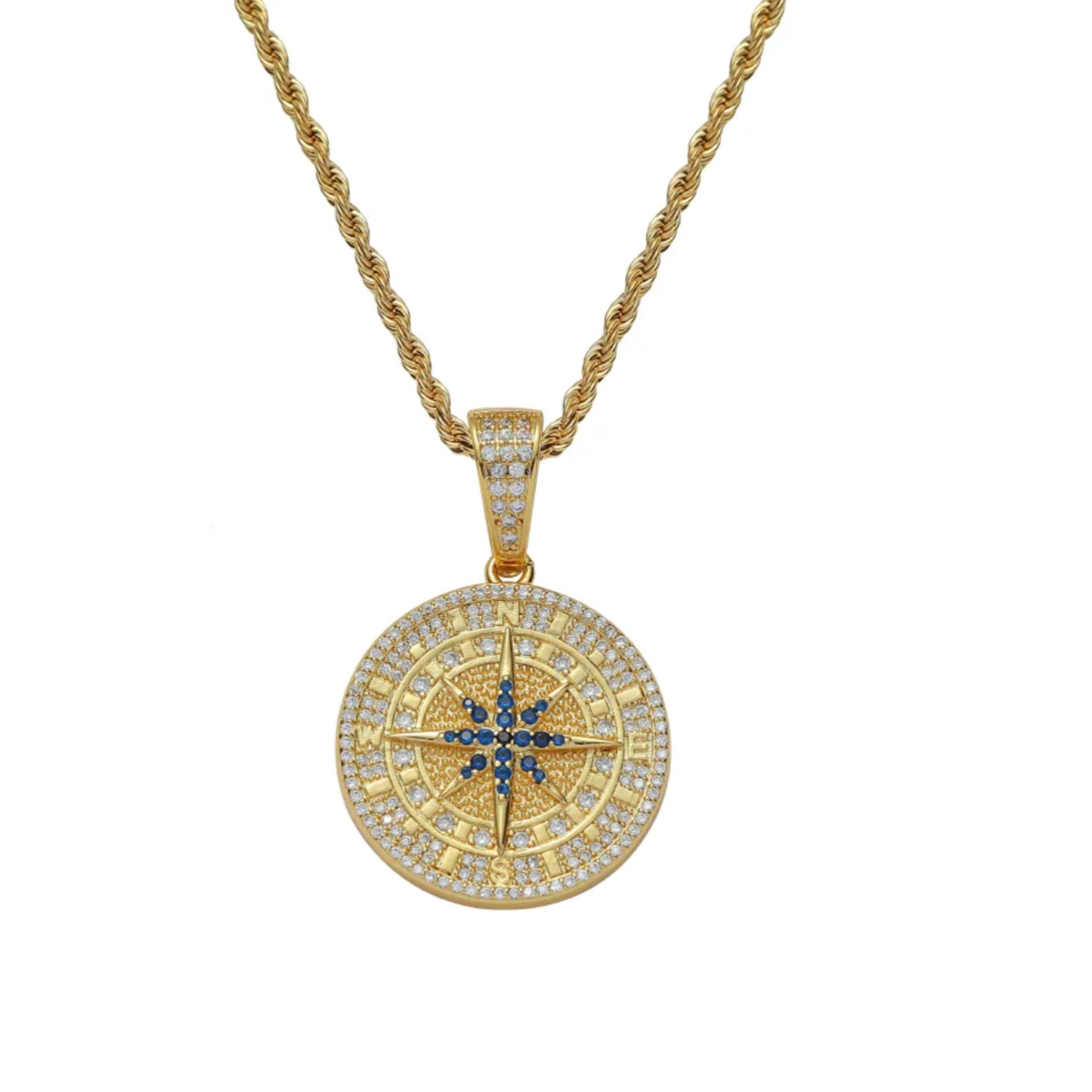 Compass Pendant Chain