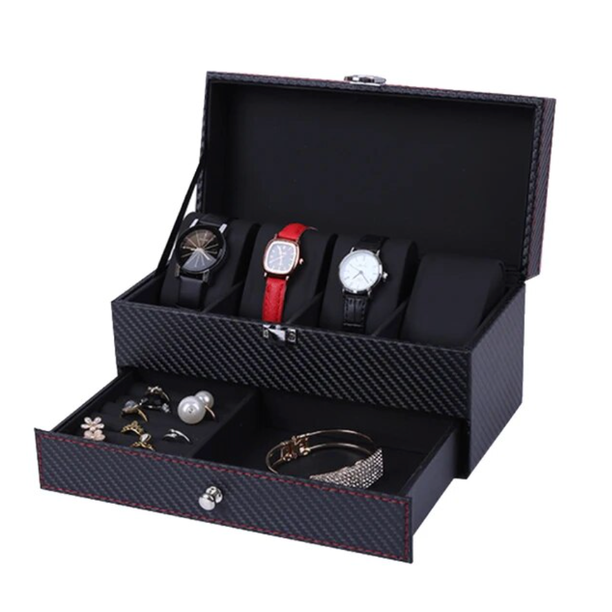 Watch box jewellery storage