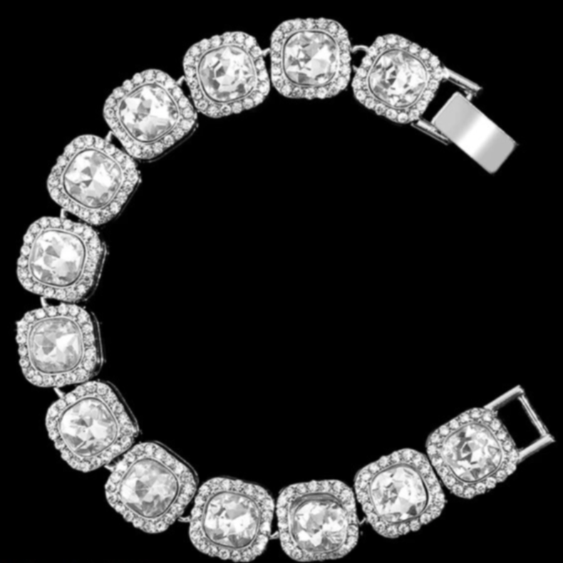 Tennis Cluster Bracelet