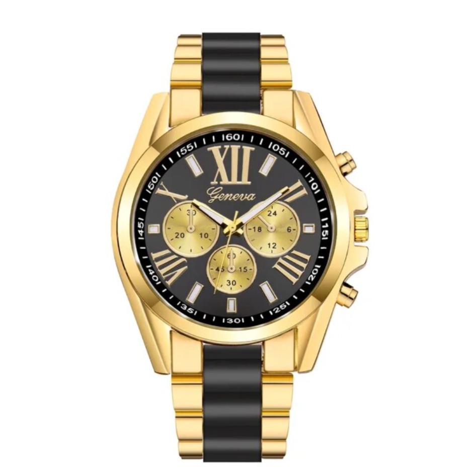 Men's Fashion Watch Two-Tone Oyster Geneva