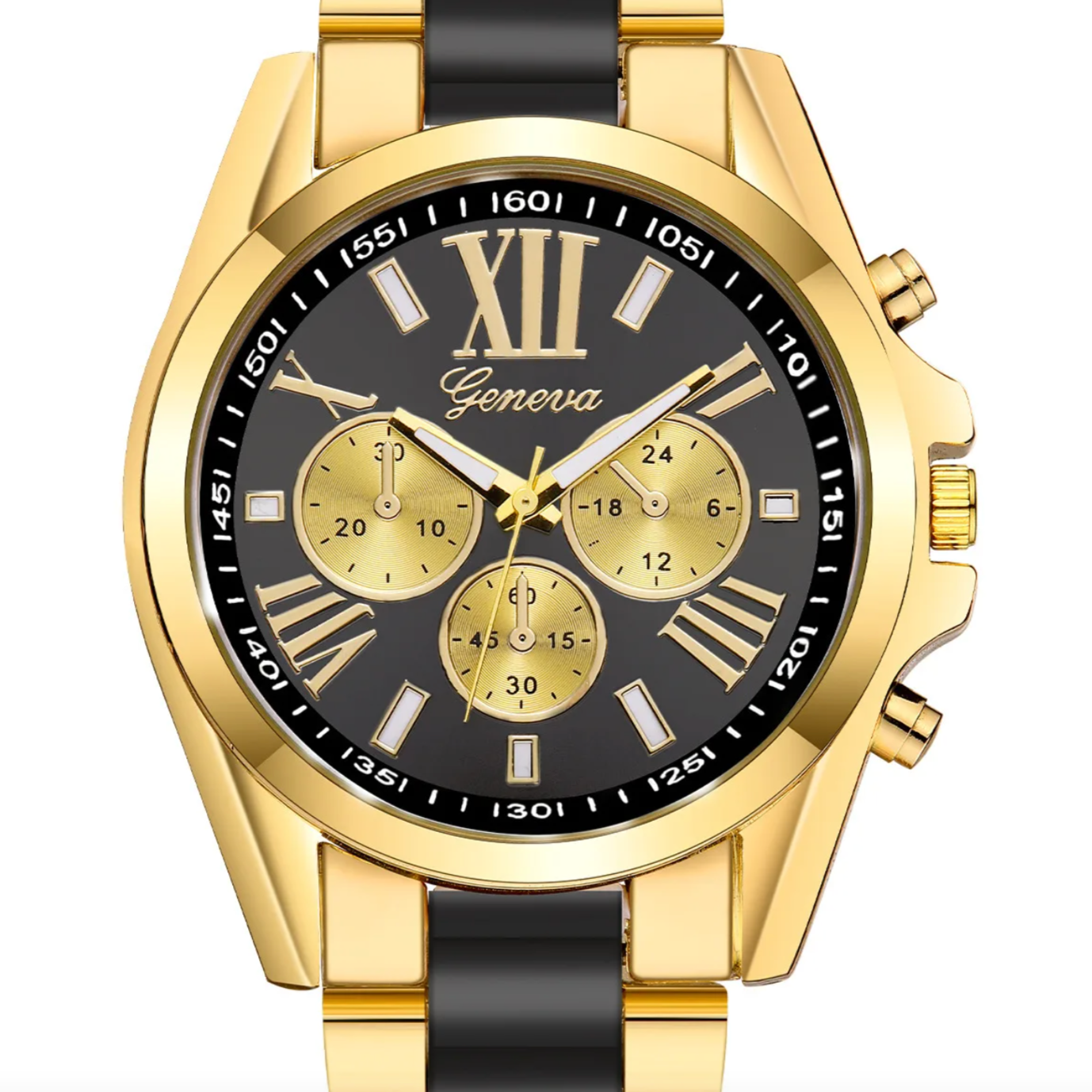 Men's Fashion Watch Two-Tone Oyster Geneva