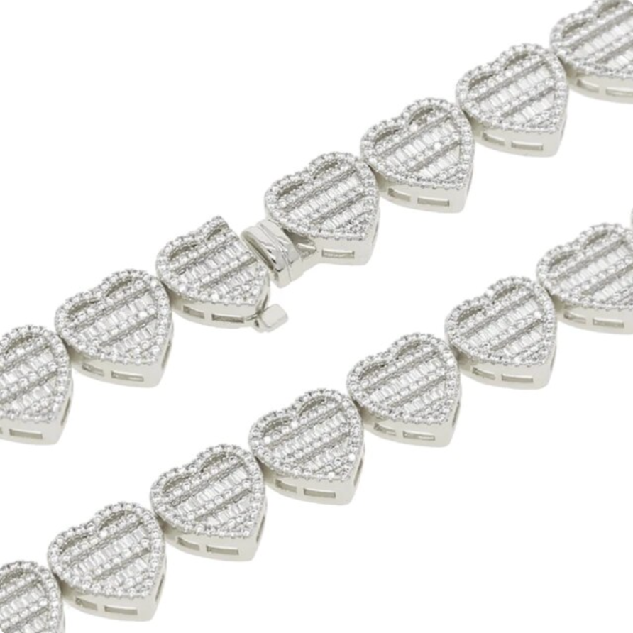 Tennis Heart Bracelet