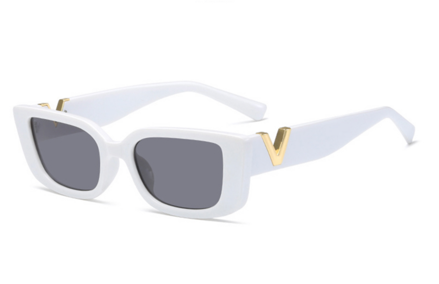 Designer sunglasses gold V 2023